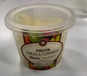 Fruta fresca cortada