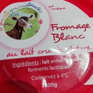 Fromage blanc au lait cru de chèvre