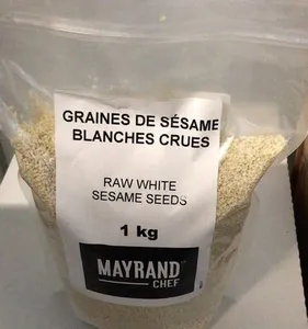 Graines de sésame blanches crues