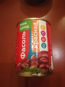 Фасоль натуральная красная (консервы)
