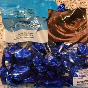 M&S -FOOD- TOFFEE CHOCOLATE ECLAIRS A