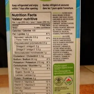 Boisson de soya enrichie biologique Original