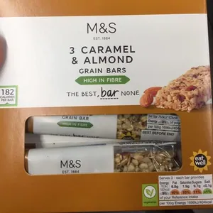 Caramel & almond bars