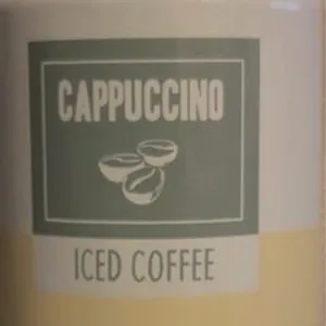 Iced coffee cappucino
