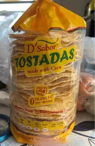 Tostadas made with corn