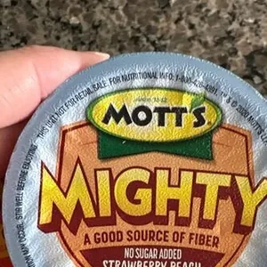 Mighty strawberry peach applesauce