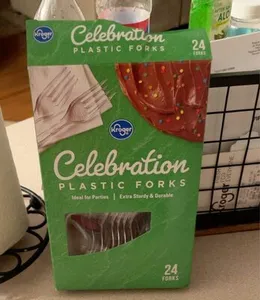 Celebration plastic forks