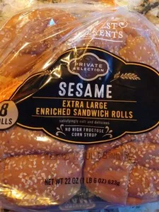 Private selection sesame sandwich rolls