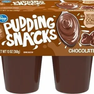 Chocolate pudding snacks