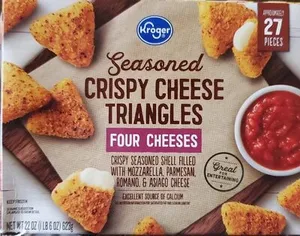 Seasoned Crispy Cheese Triangles - 4 Cheeses