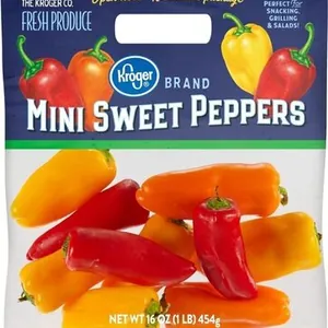 Mini sweet peppers