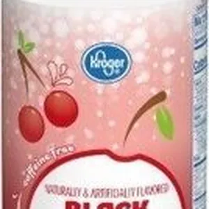 Black cherry sparkling water