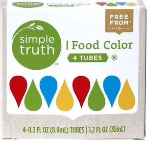 Natural food color tubes
