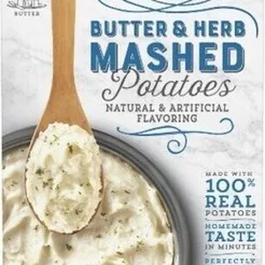 Butter & herb instant mashed potatoes