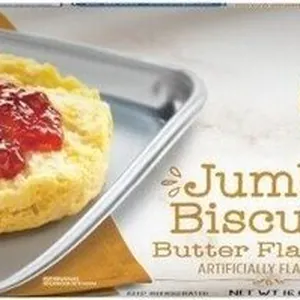 Butter flavored jumbo biscuits count