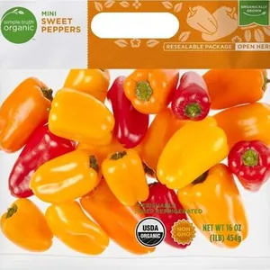 Mini sweet peppers
