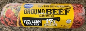 100% pure beef- Groubd Beef