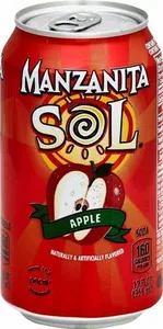 Manzanita sol apple soda cans