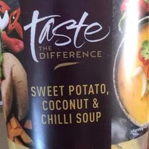Sainsbury's Taste the difference Sweet potato, coconut & chilli soup