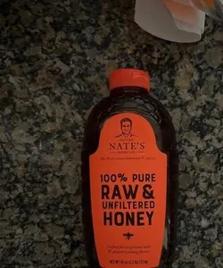 Nate’s  100% Pure Raw and Unfiltered Honey