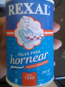 Polvo para hornear REXAL