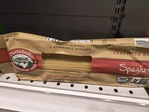 Montebello stone wall kitchen spaghetti