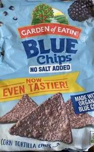 Blue Chips No Salt Added Corn Tortilla Chips