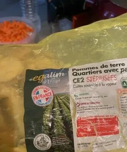 Pommes de terre Cuites sous vide