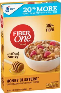 Honey clusters breakfast cereal