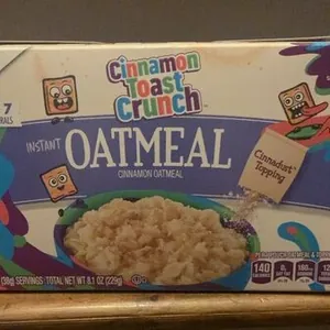 Cinnimon toast crunch oatmeal