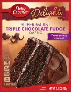 General mills triple chocolate cake mix