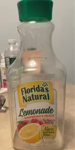 Lemonade with raspberry & peach