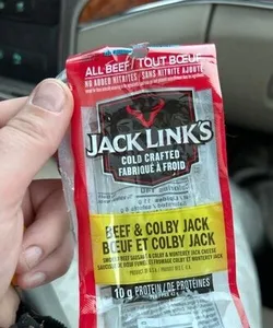 Jack links beef and colby jack