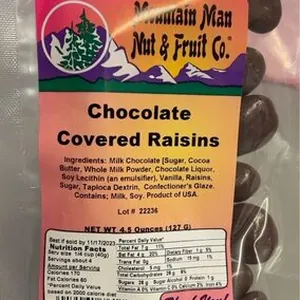 Chocolate Covered Raisins