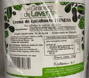 Crema de cacahuete