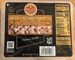 Diced Pancetta