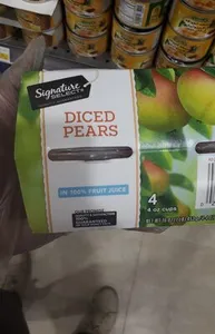 Diced Pears In Light Syrup