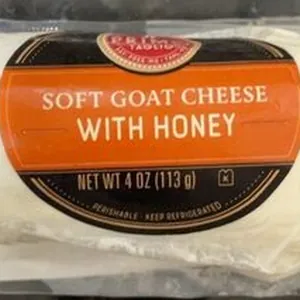 Soft goat's cheese with honey