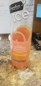 Ice sparkling water beverage