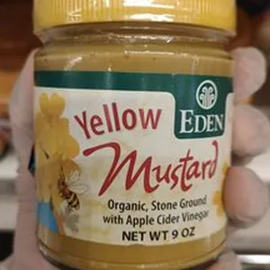 Organic Yellow Mustard With Apple Cider Vinegar