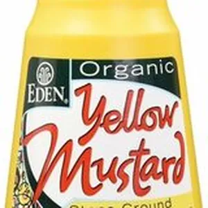 Yellow mustard organic squeeze bottle