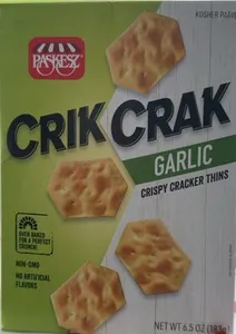 Crik crak garlic cracker