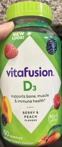 D3 Berry & Peach Flavors