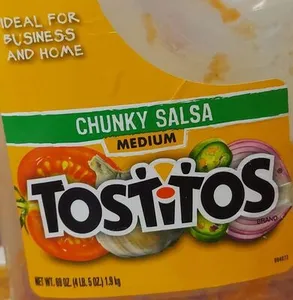 Tostitos all natural chunky salsa medium