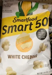 Smartfood 50 white cheddar popcorn