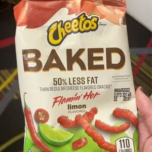 Baked flamin hot cheetos