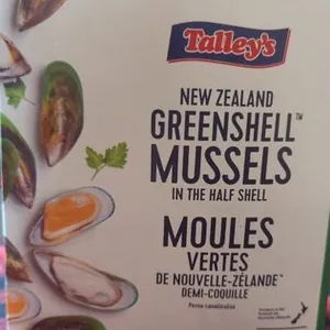 Shellfish new zealand frozen greenshell mussel meat