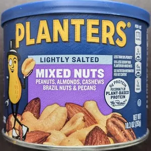 Lightly salted mixed nuts, lightly salted