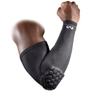 McDavid Hex Shooter Arm Sleeve, Black, M