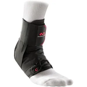 McDavid Ankle Brace w/ straps, Black, L